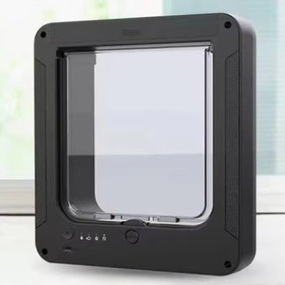 chatiere electronique avec puce RFID noire