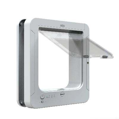 chatiere electronique avec puce RFID blanche