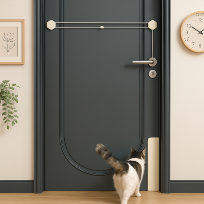 chatière entrée libre pour chat sortant