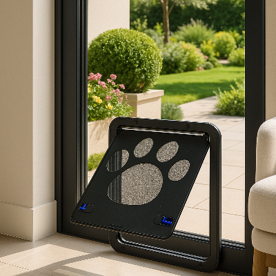 chatiere pour chat ChatNature chat imageIA ouverture