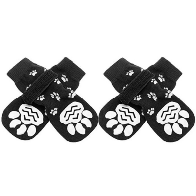 chaussettes antidérapantes chat pattes croisées