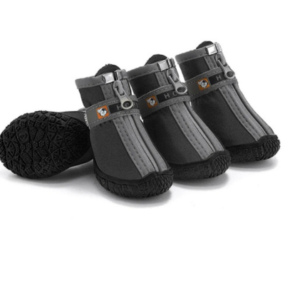 chaussures pour chat Protège-pattes antidérapantes noires