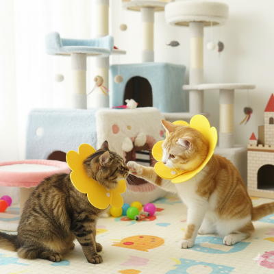 Collerette chat | Fleur Jaune