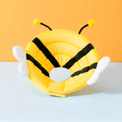 collerette chat jardinière abeille