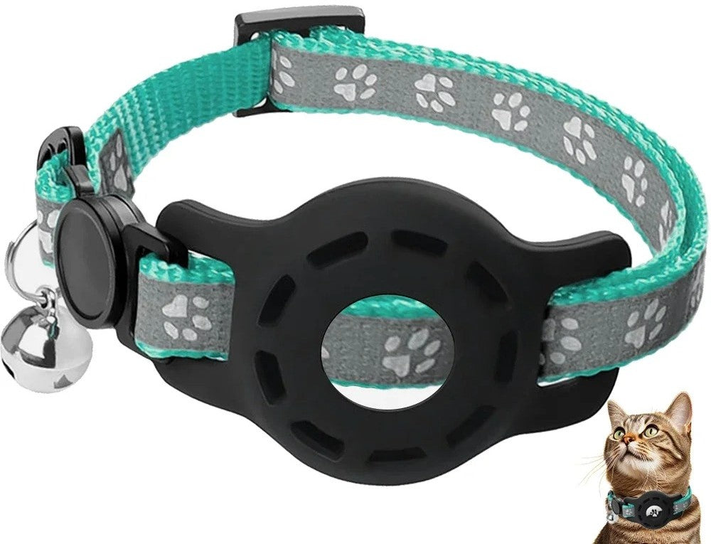 collier gps chat Carlos variante vert