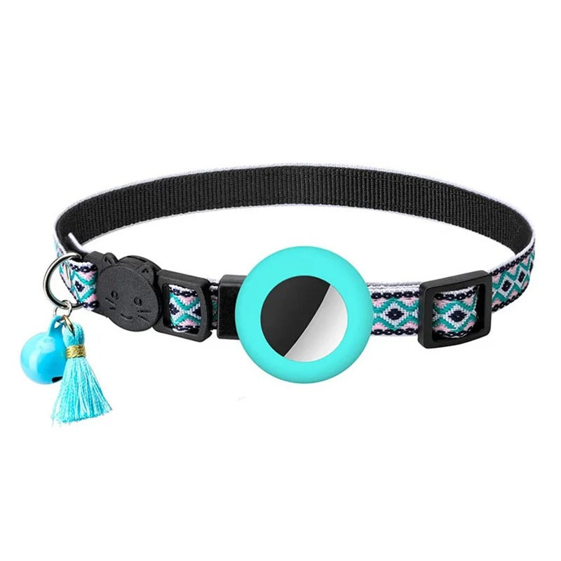 collier gps chat Mojave variante vert menthe