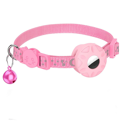 collier gps chat céleste variante rose