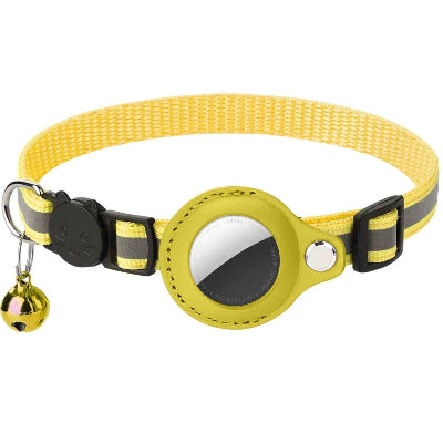 collier gps chat charlie jaune variante citron