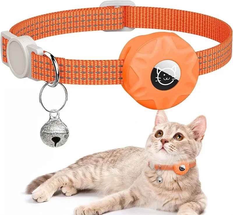 collier gps chat waldo orange