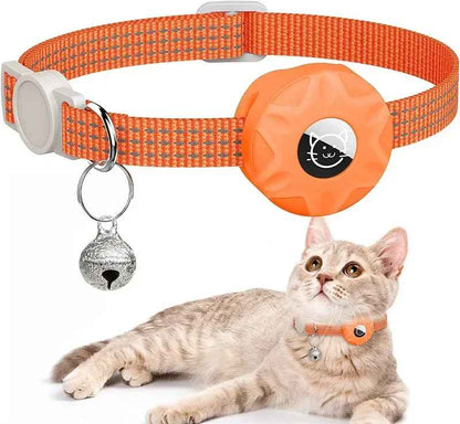 collier gps chat waldo orange