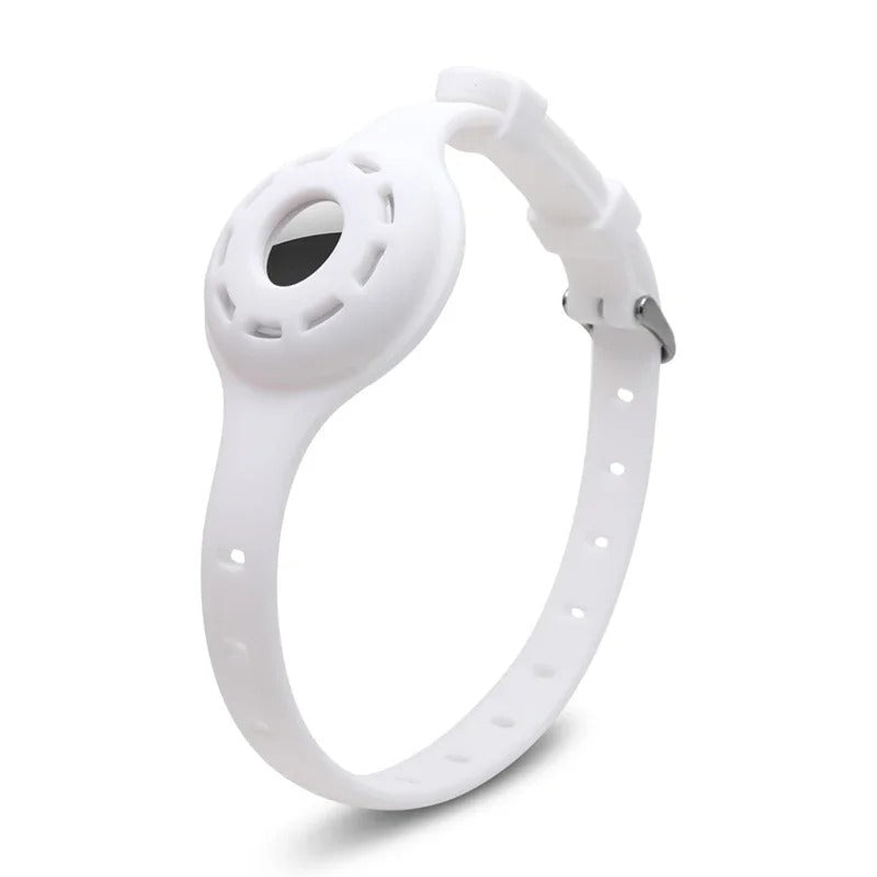 collier gps silicone variante blanc