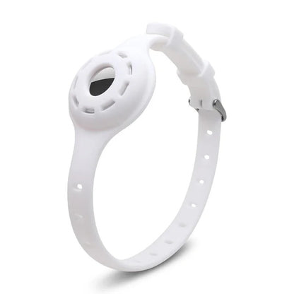 collier gps silicone variante blanc