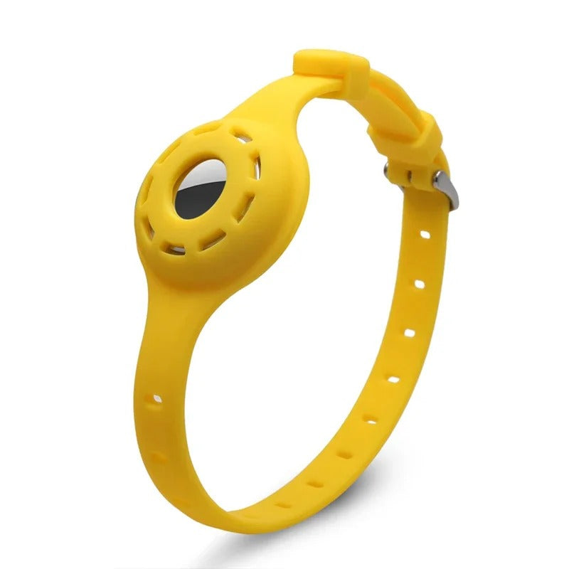 collier gps silicone variante jaune