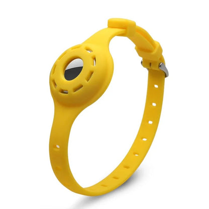 collier gps silicone variante jaune