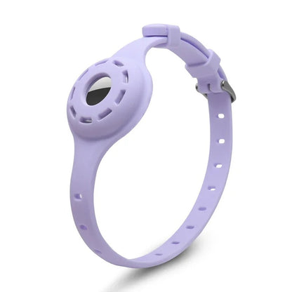 collier gps silicone variante lilas