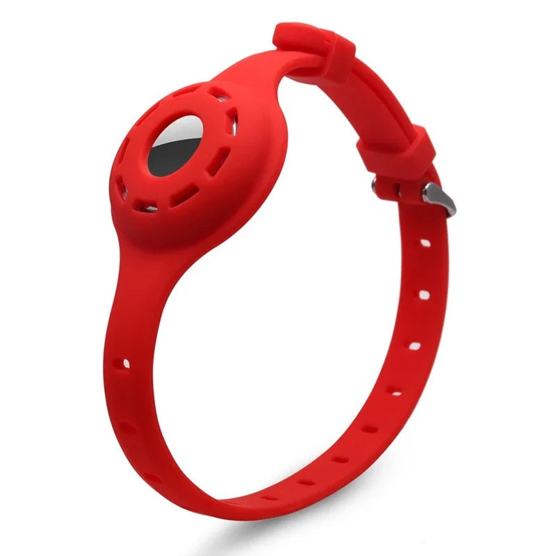 collier gps silicone variante rouge