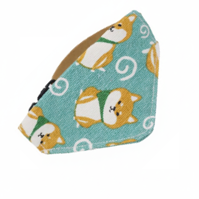 collier pour chat bandana vert