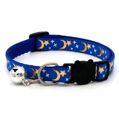 collier pour chat cosmochic bleu