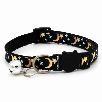 collier pour chat cosmochic variante-noir