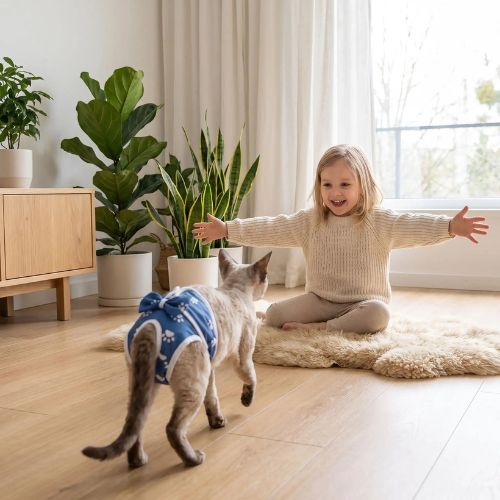 couche pour chat anti-léchage
