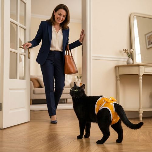 couche pour chat sécuritaire