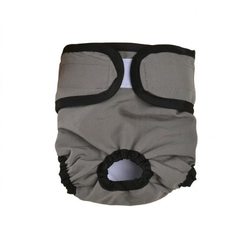 couche pour chat réutilisation lavable grise