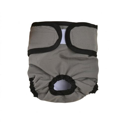 couche pour chat réutilisation lavable grise