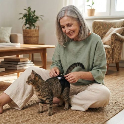 couche pour chat réutilisable