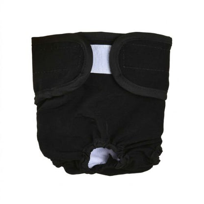 couche pour chat réutilisation lavable noire