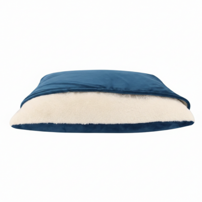 coussin pour chat bleu saphir