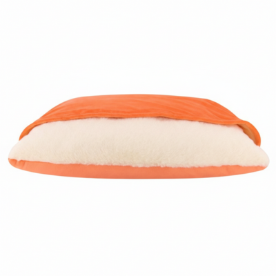 coussin pour chat orange