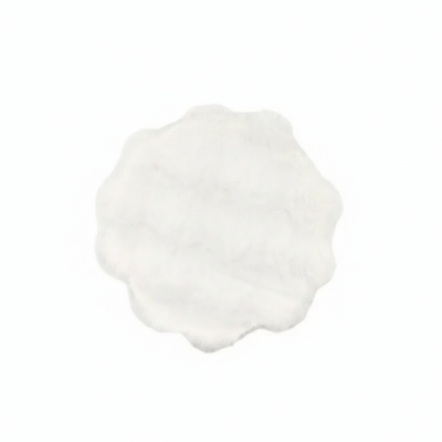 coussin pour chat rond blanc S- M L