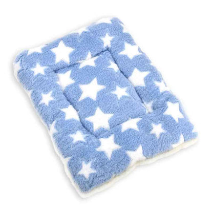 couverture polaire pour chat doudouchat bleu etoile