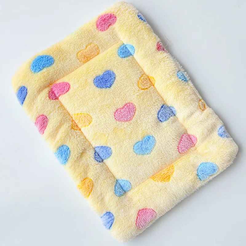 couverture polaire pour chat doudouchat jaune amour