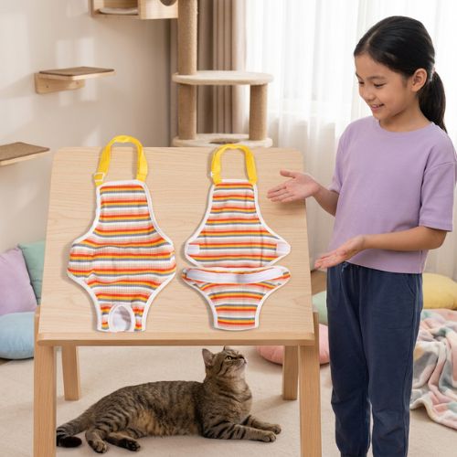 culotte pour chat respirante