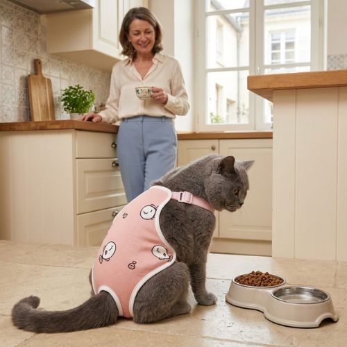 culotte pour chat liberté de mouvement