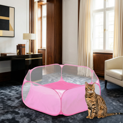 enclos grillagé pour chat pour chambre d'hôtel