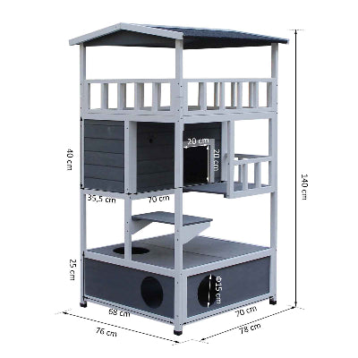 enclos pour chat catio condochat dimensions