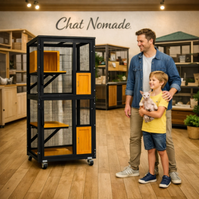 enclos pour chat extérieur Catio en boutique