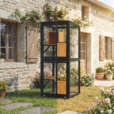 enclos pour chat extérieur Catio imperméable anti-uv