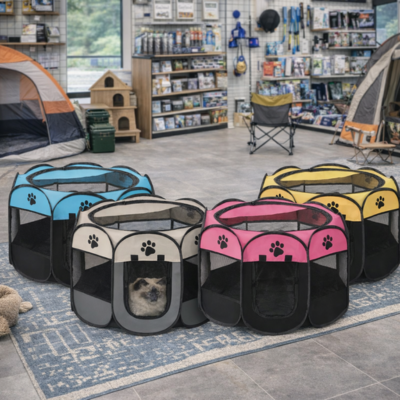 enclos pour chat pliable couleurs disponibles