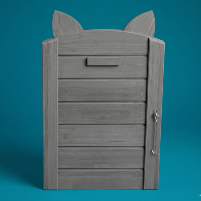 enclos pour chats porte coulissante