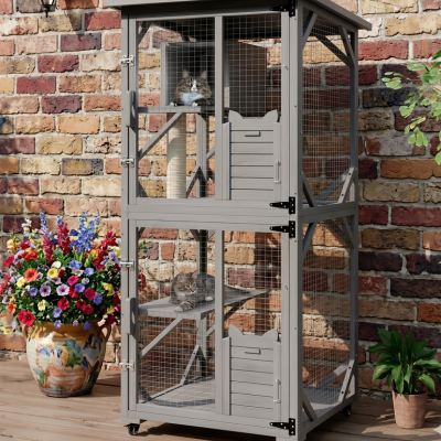 enclos pour chats boîte de repos