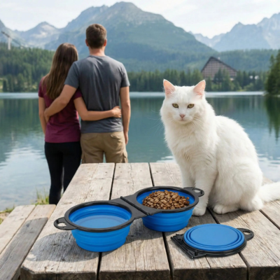 gamelle pour chat silicone pour camping