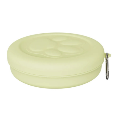 gamelle pour chat plastique jaune
