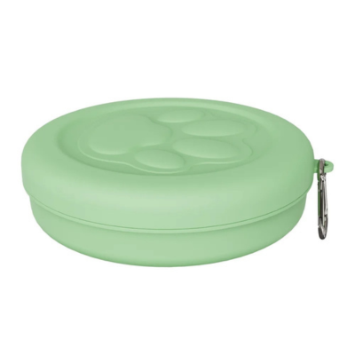 gamelle pour chat plastique vert pistache