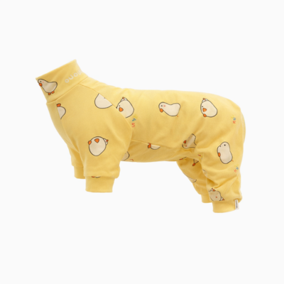 habits pour chat amusant jaune