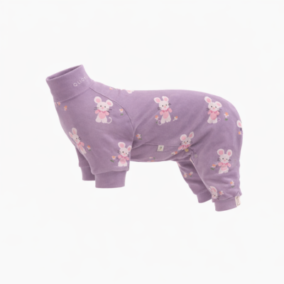 habits pour chat amusant mauve
