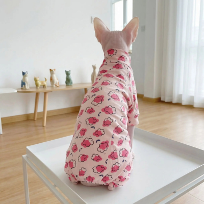 habits pour chat amusant nuages