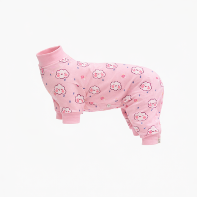 habits pour chat amusant rose